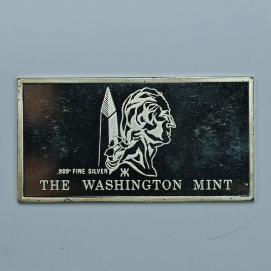 American US Flag 20 Gram Silver Bar .999 Fine from The Washington Mint