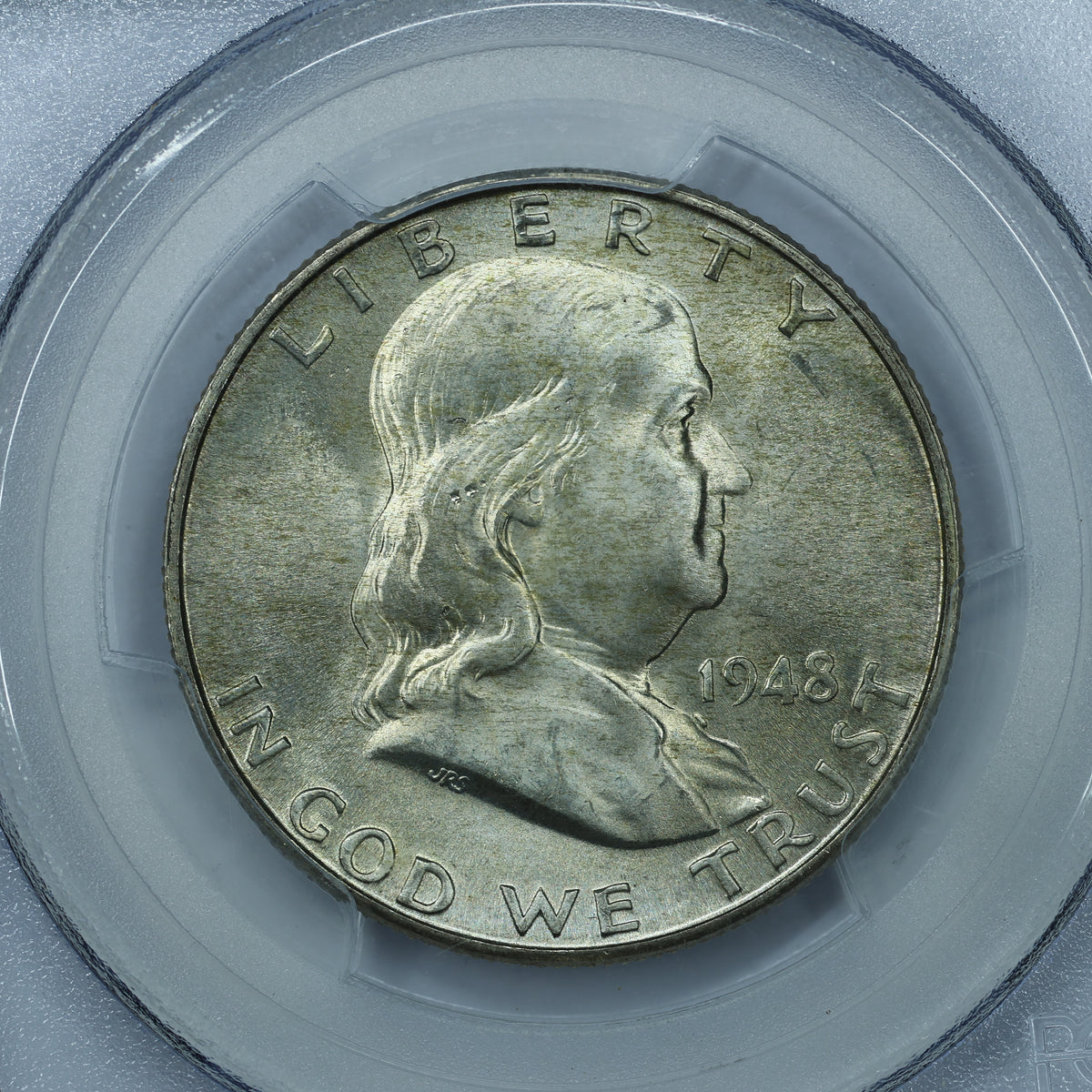 1948 D (Denver) Franklin Half Dollar 50c - PCGS MS64