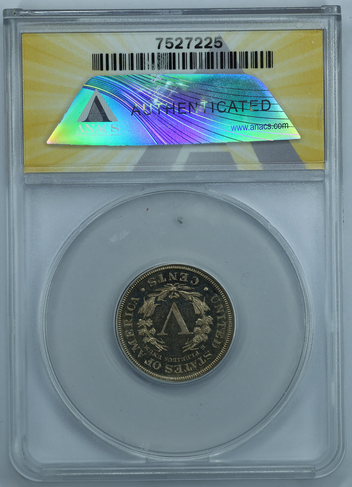 1883 Liberty Head V Nickel 5c w/ Cents - ANACS PF63 Cameo