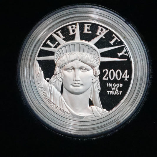 2004 W American Platinum Eagle Proof 1 oz $100 - Coin in OGP