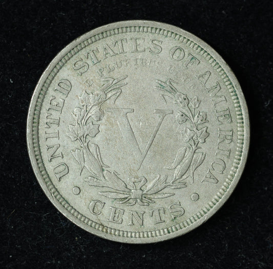 1906 5c Liberty V Nickel Five Cent Coin