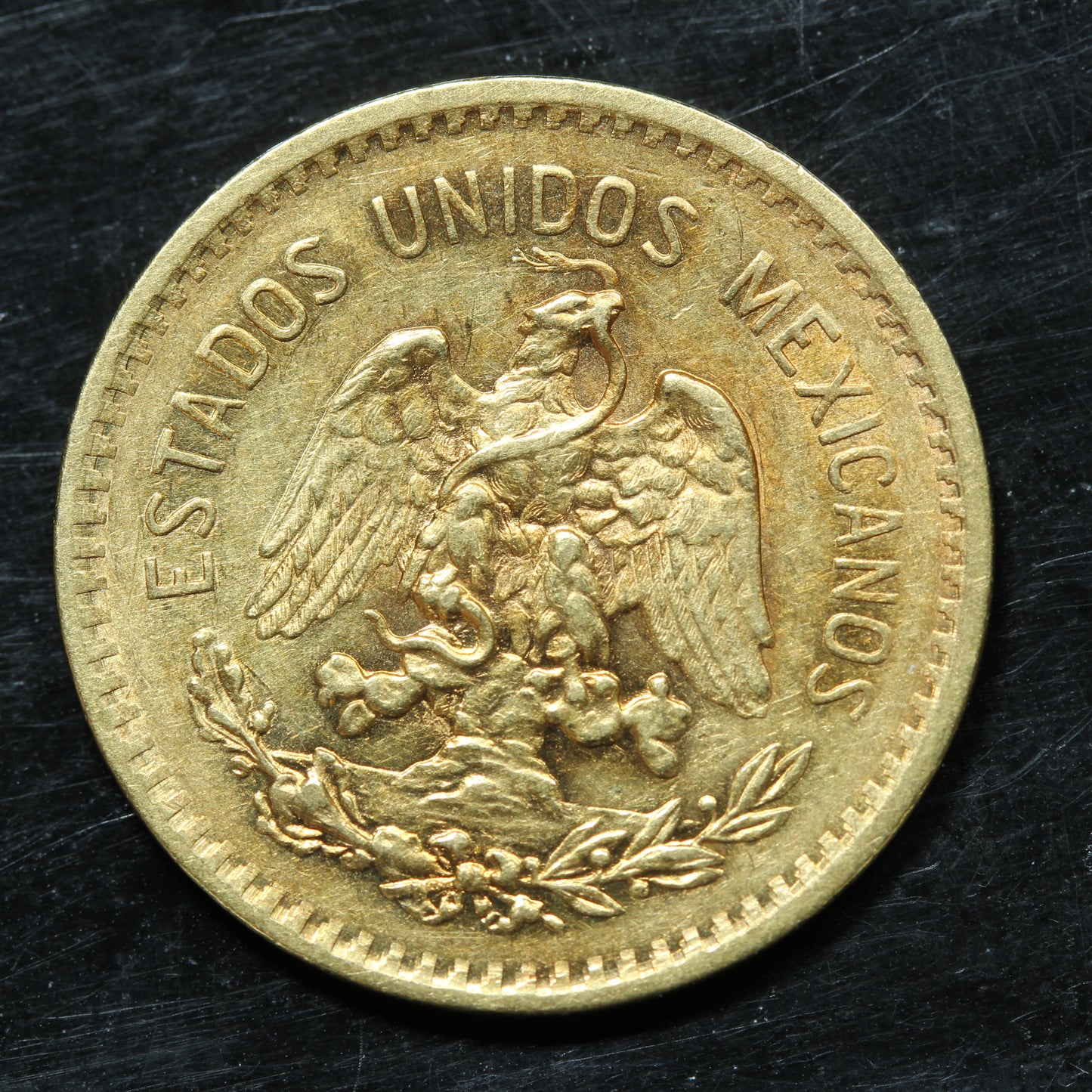 1906 5 Pesos Cinco Pesos Mexico Gold Coin