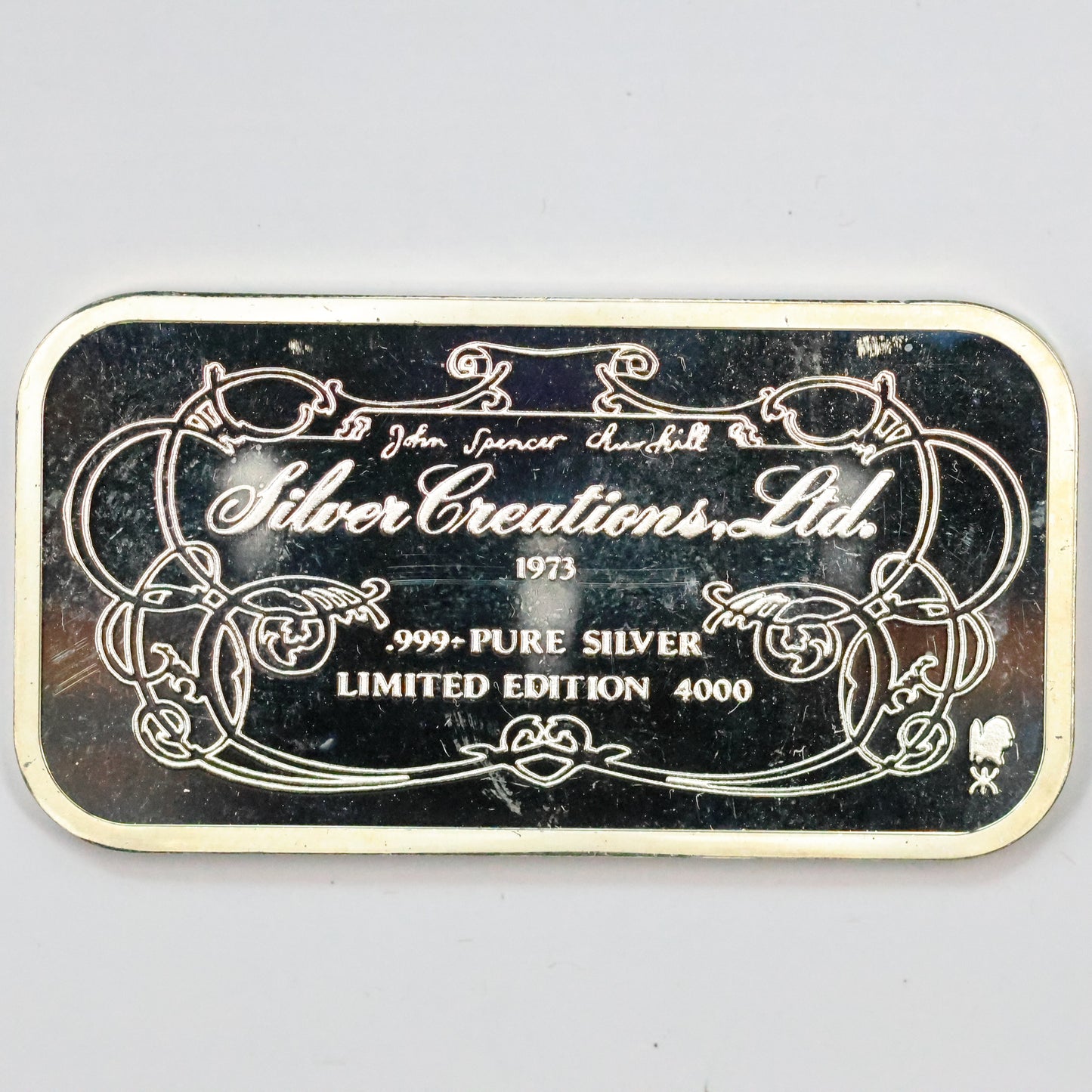 1973 Silver Creations Ltd - The Yalta Conference - 1 oz .999 Fine Silver Bar w/ Box