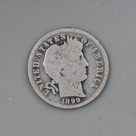 1899 Barber Dime 10C - Philadelphia