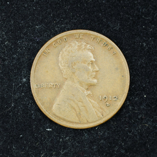 1912 D Lincoln Wheat Penny
