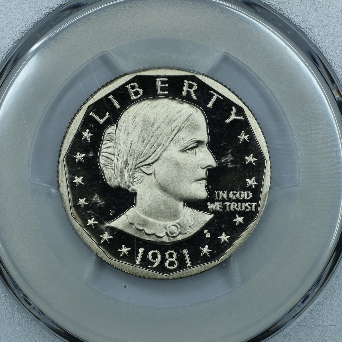 1981 S (San Francisco) Susan B. Anthony Dollar $1 Coin - PCGS PR69 DCAM Type 1