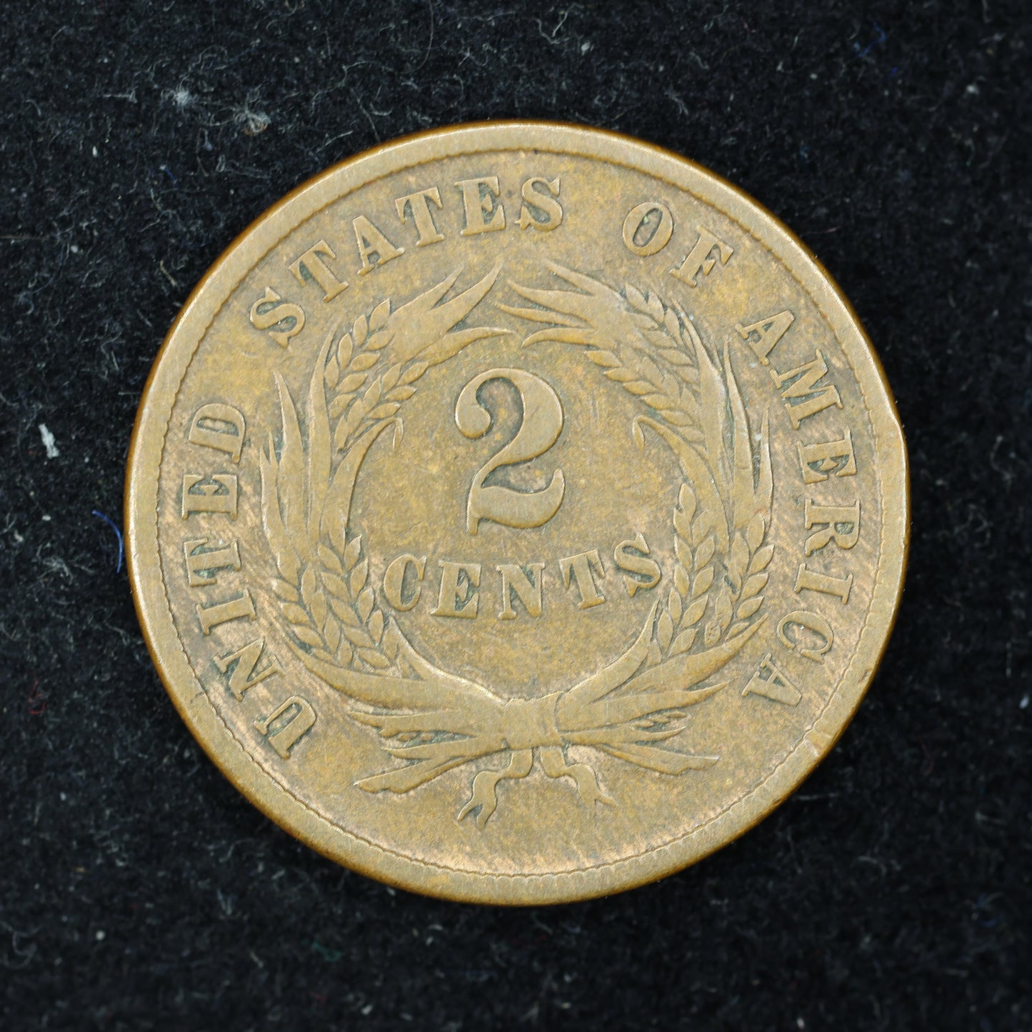 1864 2c Two Cent Piece United States