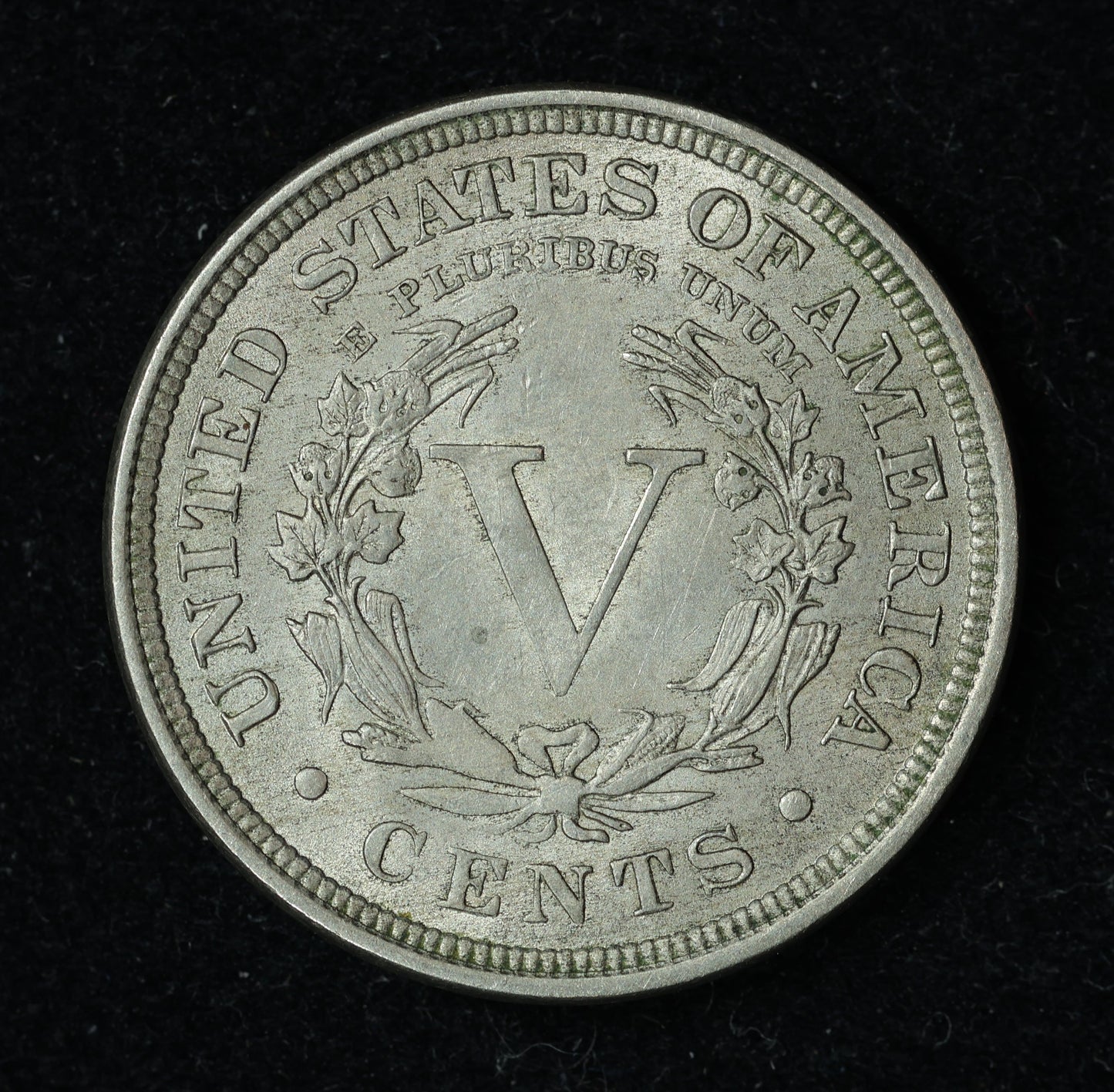 1907 5c Liberty V Nickel Five Cent Coin