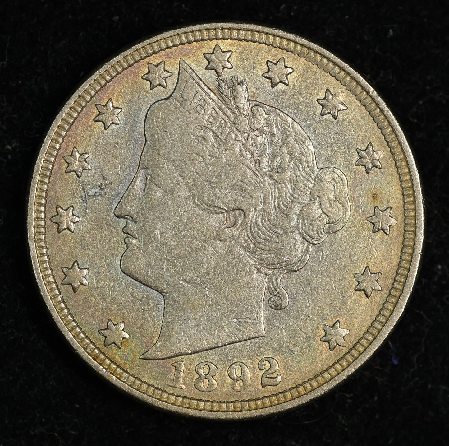 1897 5c Liberty V Nickel Five Cent Coin