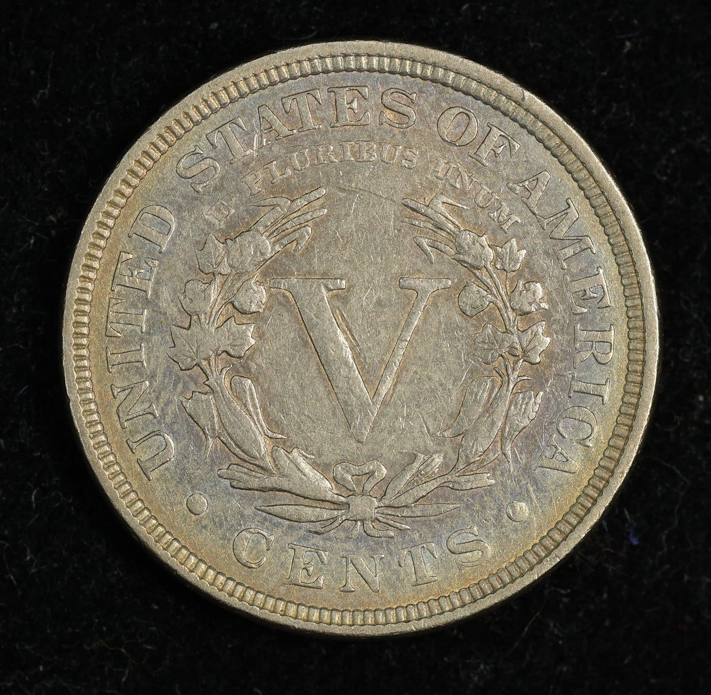 1892 5c Liberty V Nickel Five Cent Coin