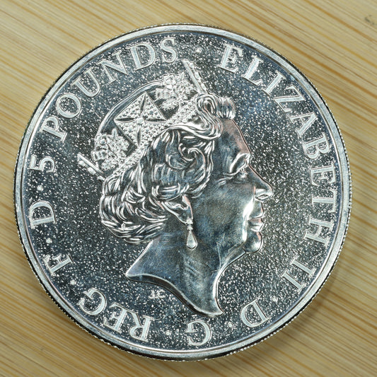 2017 Great Britain 2 oz Silver Queen's Beasts Griffin of Edward Exact Coin Pictured