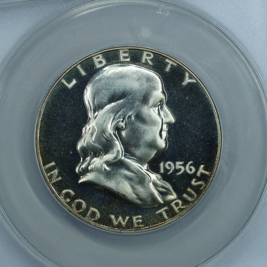 1956 Franklin Half Dollar 50c - ANACS PF66