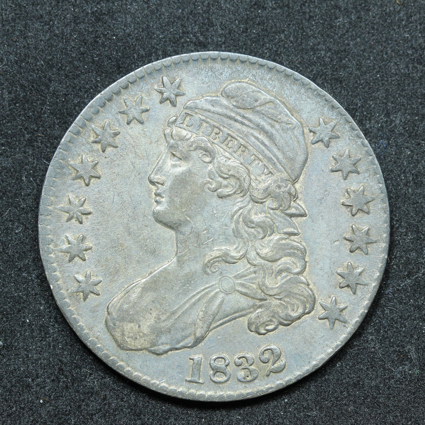 1832 Capped Bust Silver Half Dollar 50c Exact Coin Pictured