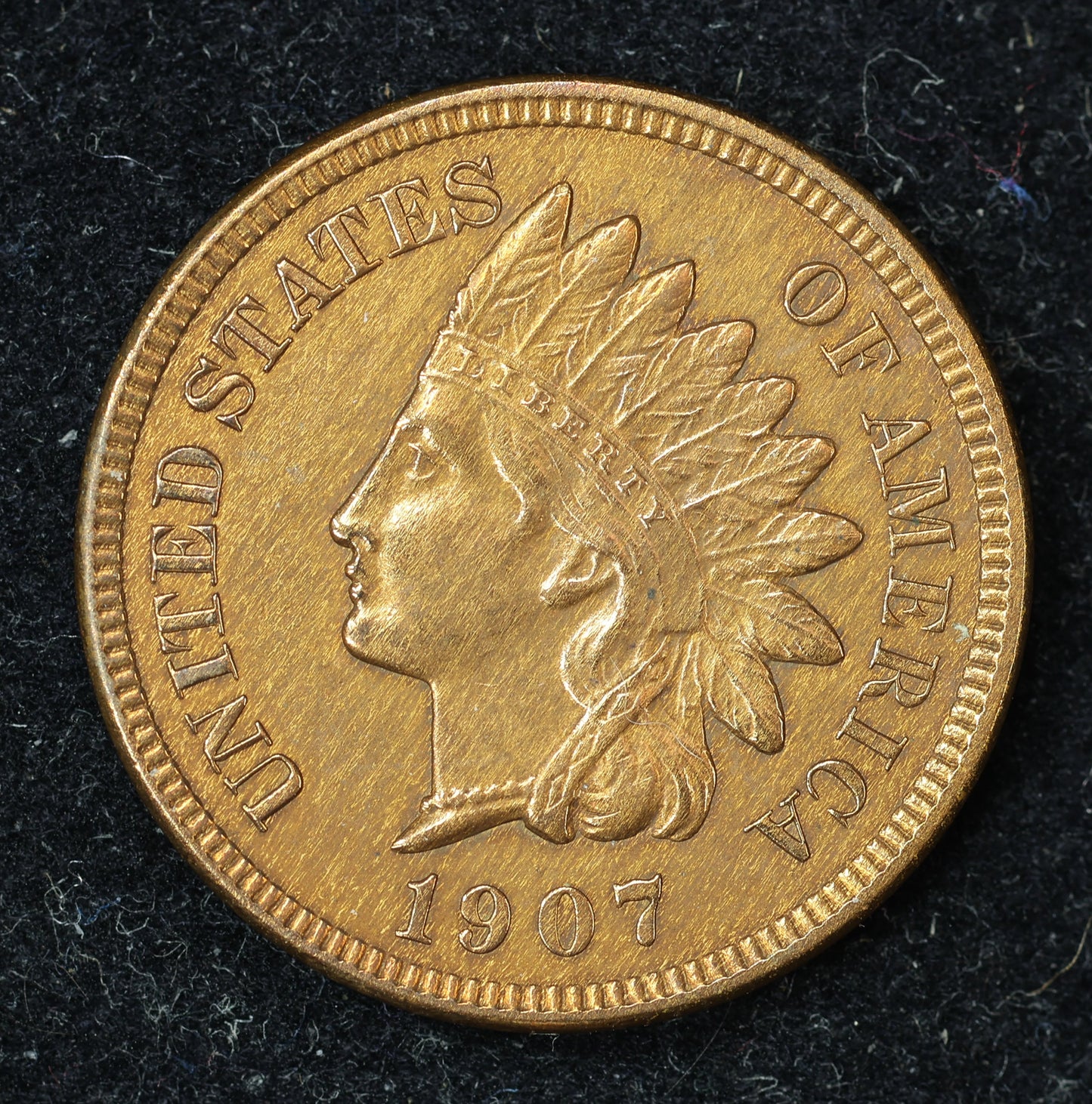 1907 Indian Head Penny 1c