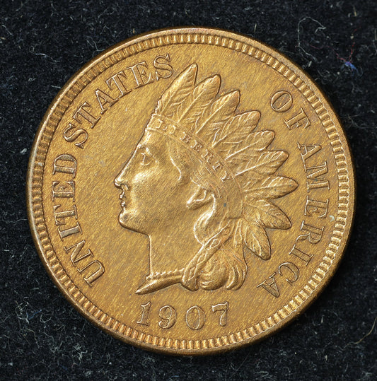 1907 Indian Head Penny 1c