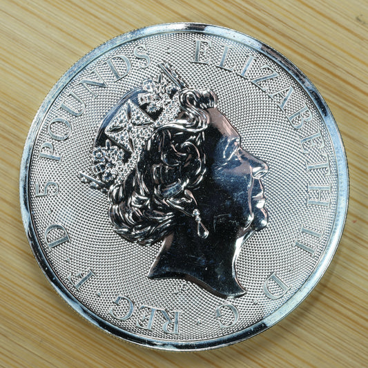 2019 GB 2 oz Silver Queens Beasts Falcon of the Plantagenets Exact Coin Pictured
