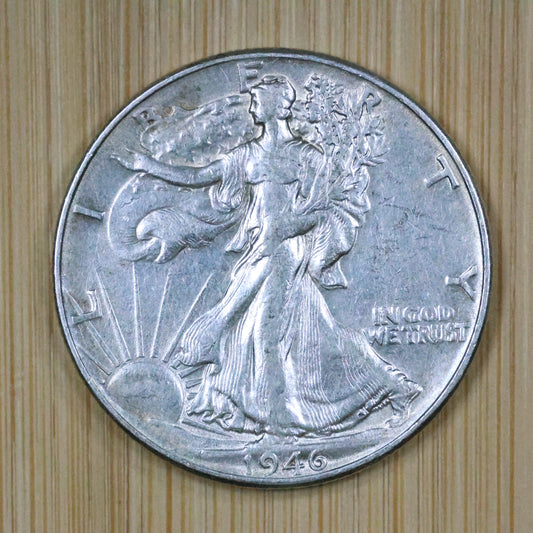 1946 Walking Liberty Silver Half Dollar 50c - Philadelphia