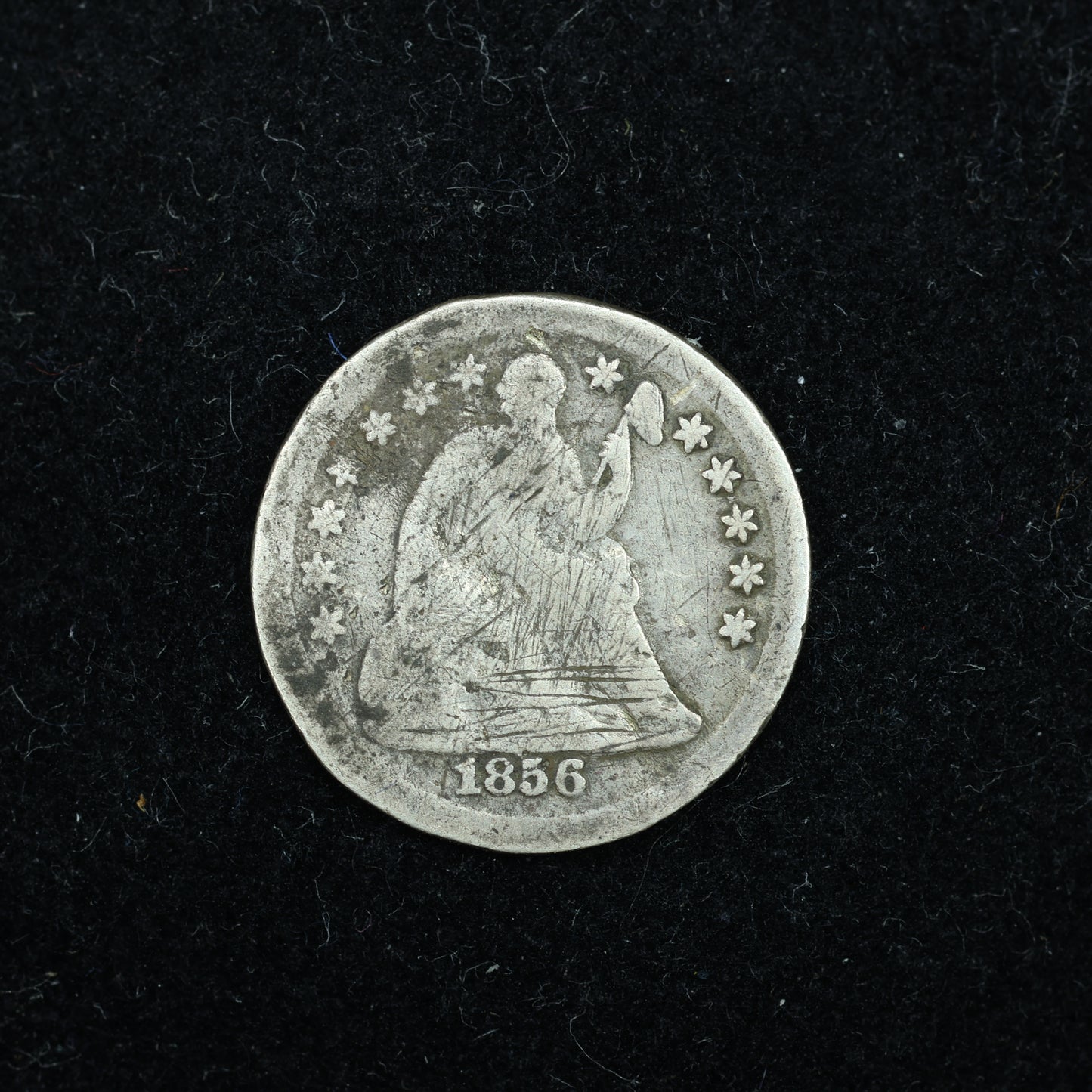 1856 Half Dime 5c Liberty Seated
