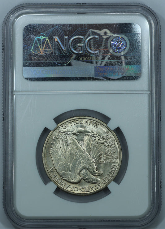 1939 D (Denver) Walking Liberty Silver Half Dollar 50c - NGC MS63