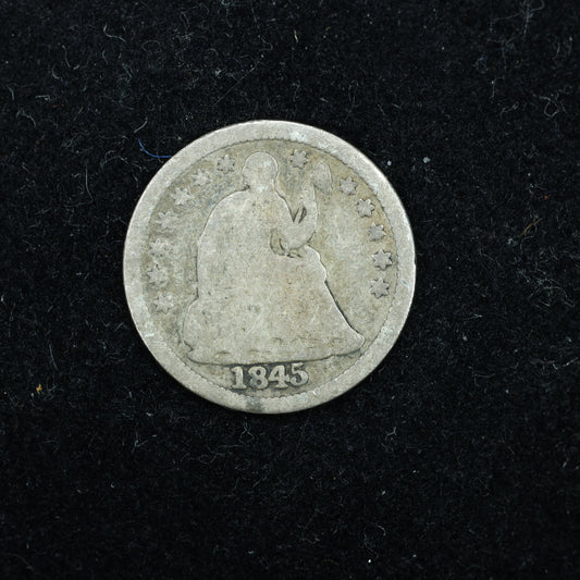 1845 Half Dime 5c Liberty Seated