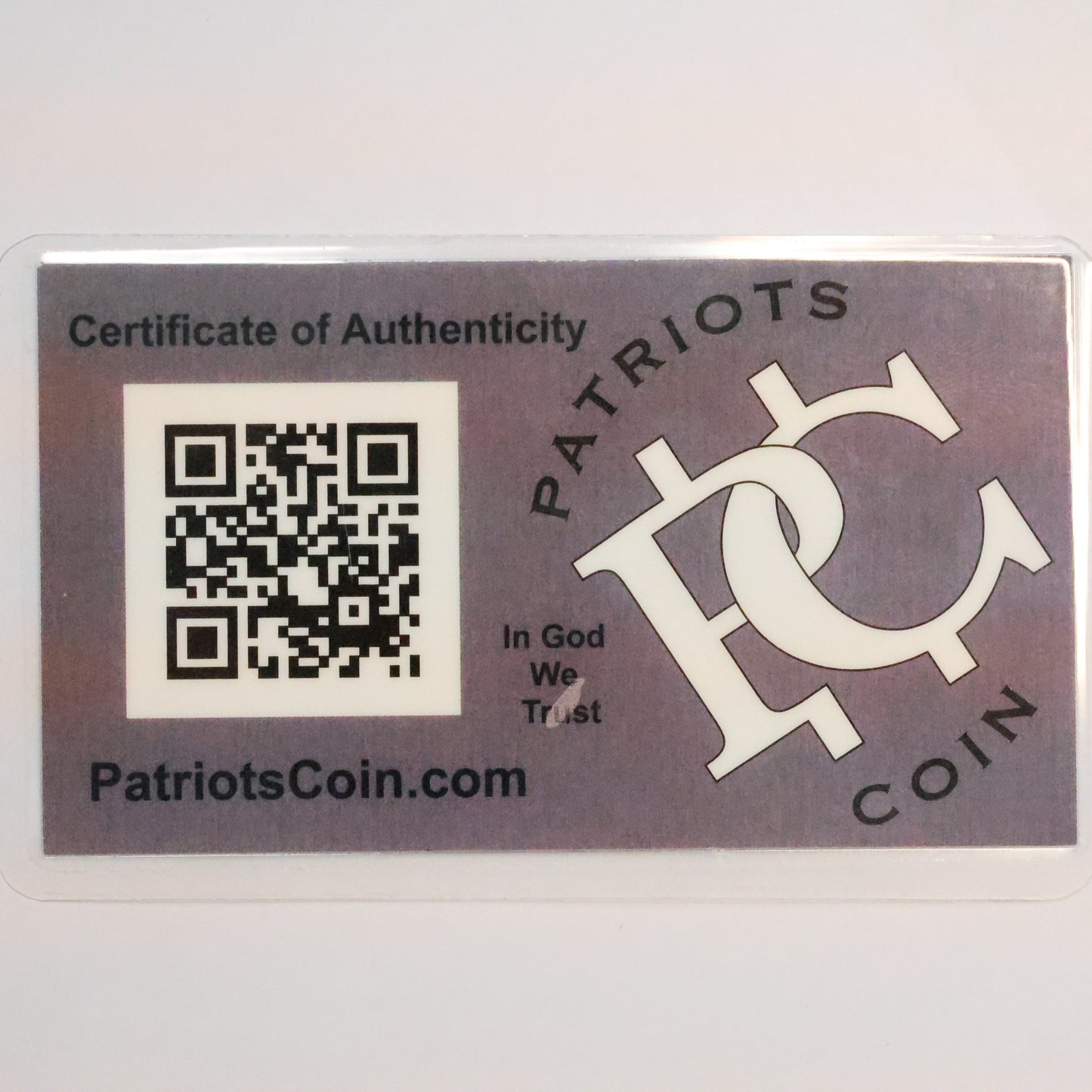 Patriots Coin Silver Bar 24-GRAIN .999 Fine Silver - Sealed/Laminated Card