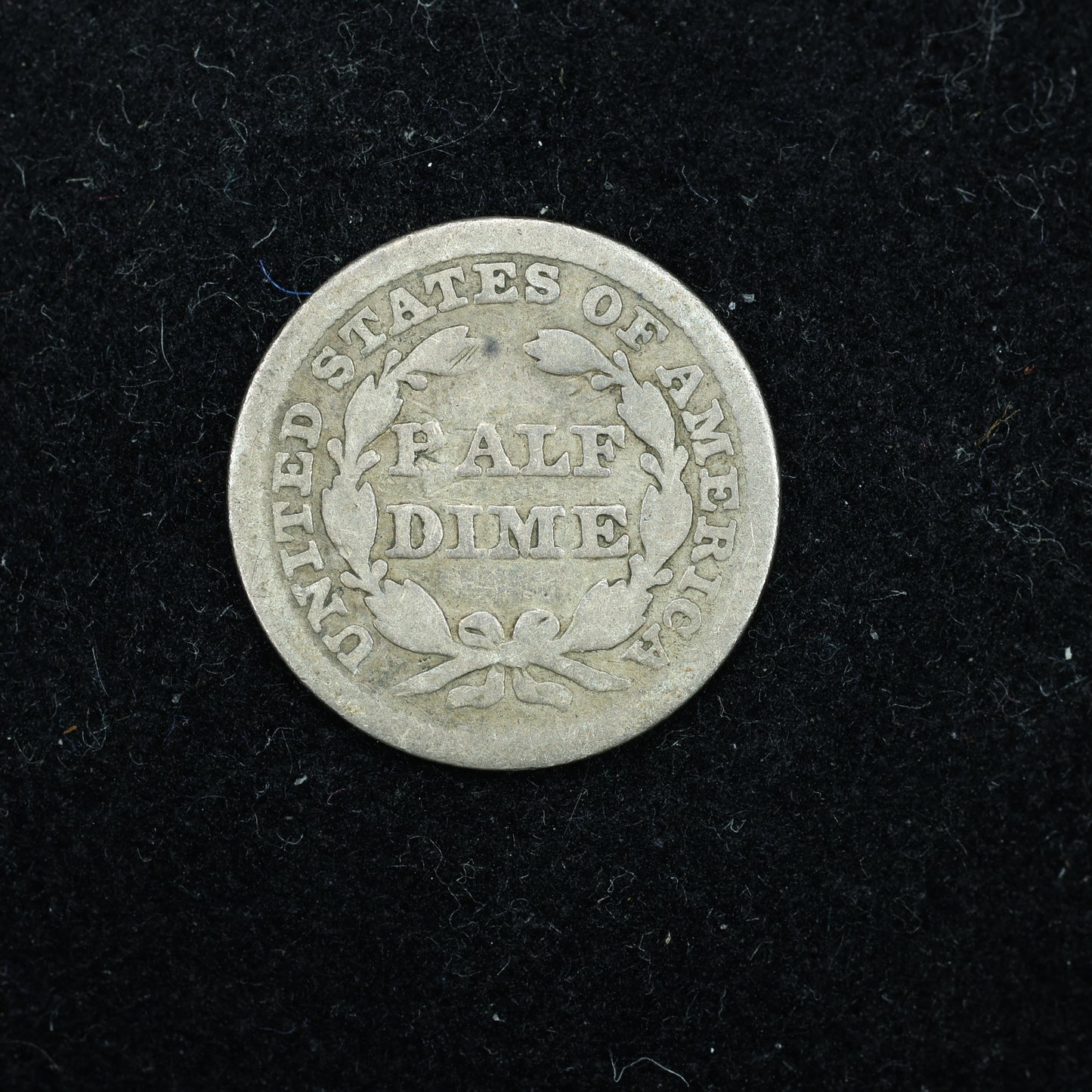 1845 Half Dime 5c Liberty Seated