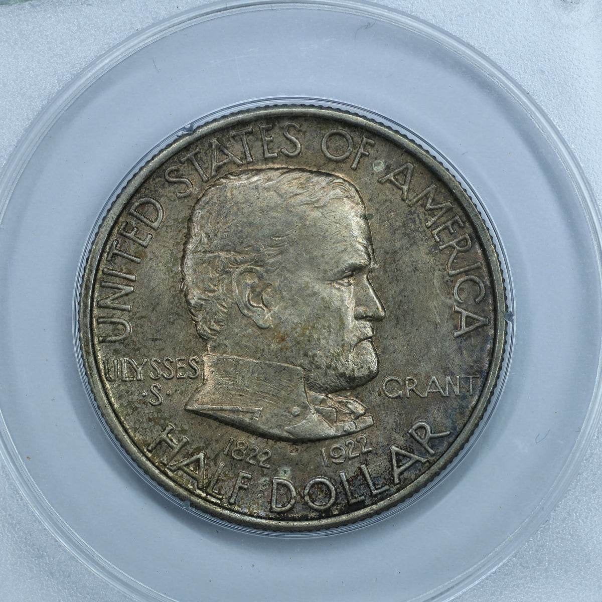 1922 Grant Half Dollar 50c Commemorative - PCGS MS64 Rattler