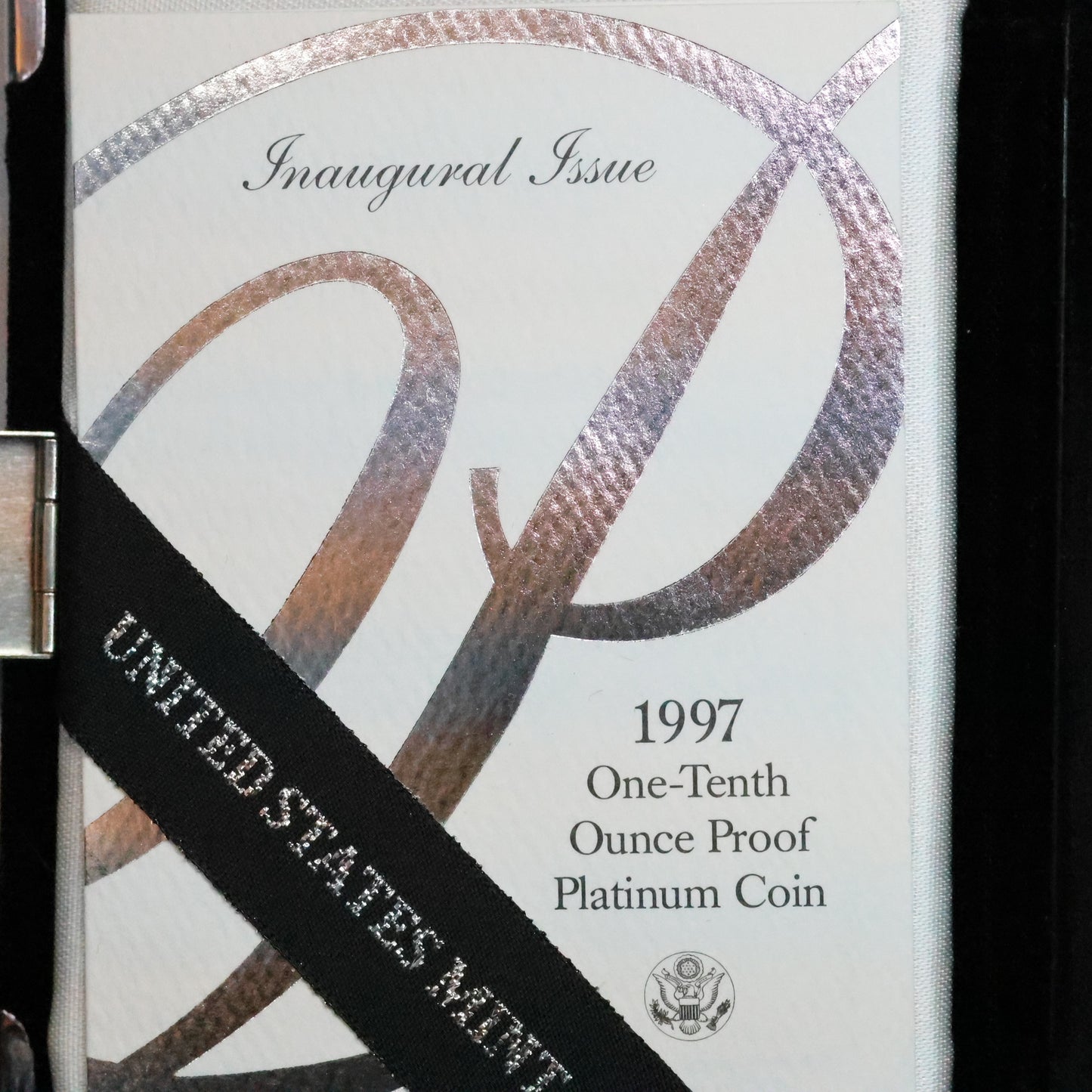 1997 W American Platinum Eagle Proof 1/10 oz $10 w/ Box & COA