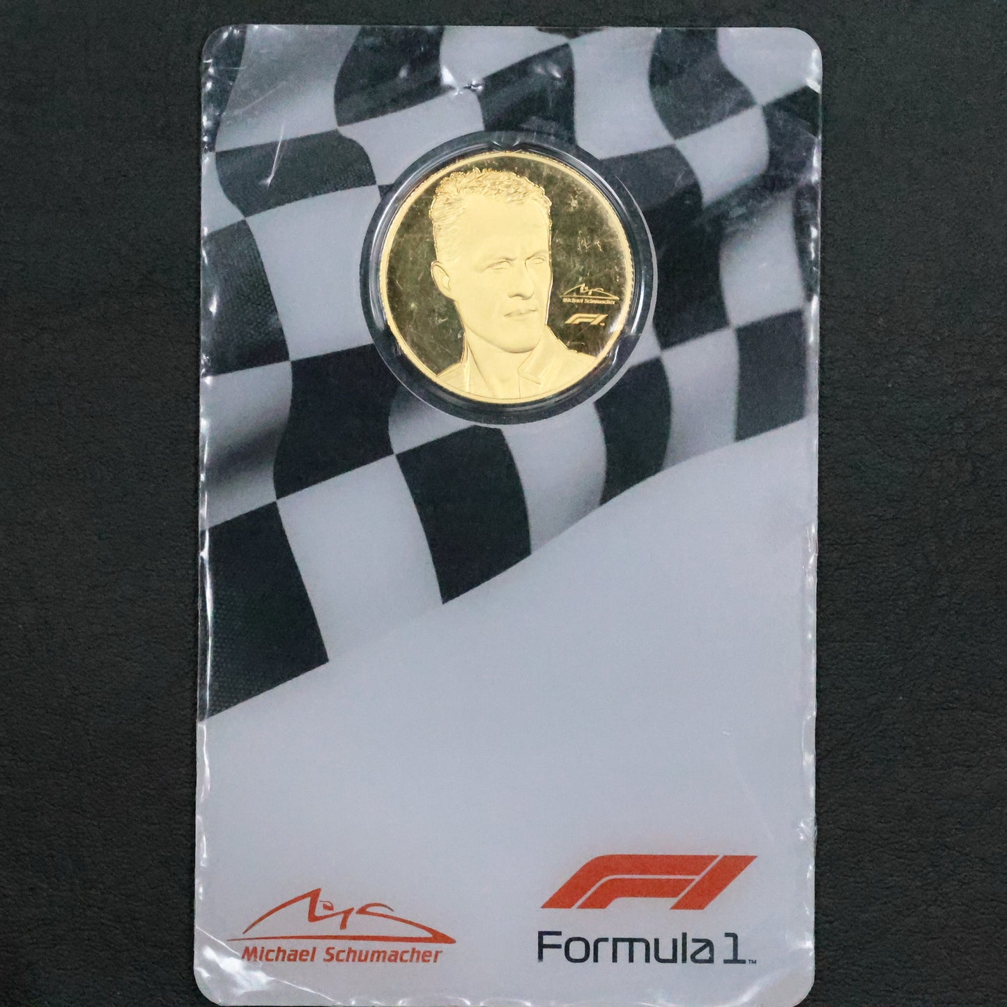 Pamp Michael Schumacher F1 1/4 Ozt Gold Proof Coin .9999 Fine Sealed In Assay