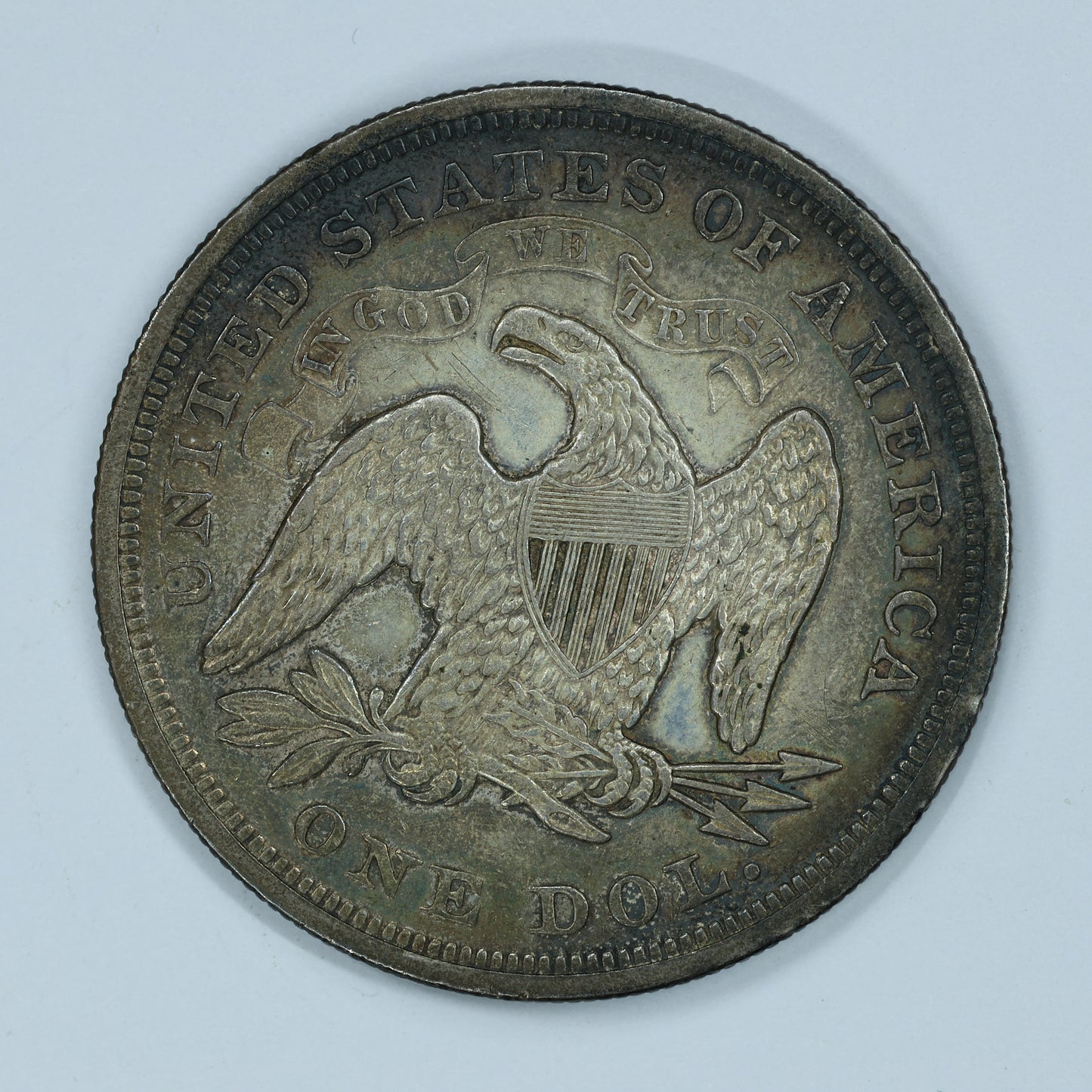 1871 Seated Liberty Silver Dollar Philadelphia