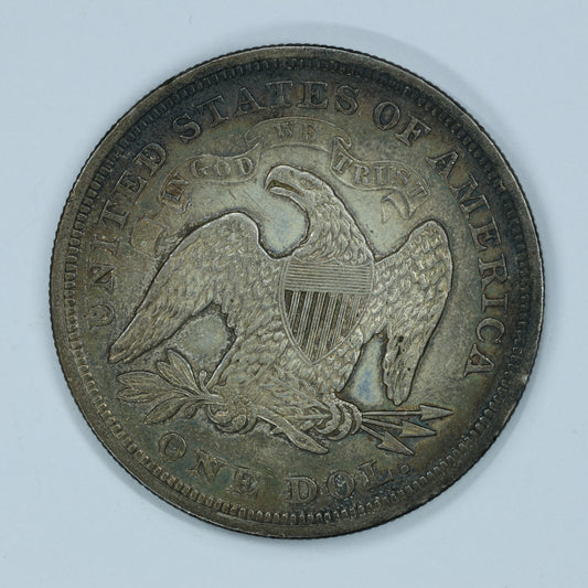 1871 Seated Liberty Silver Dollar Philadelphia