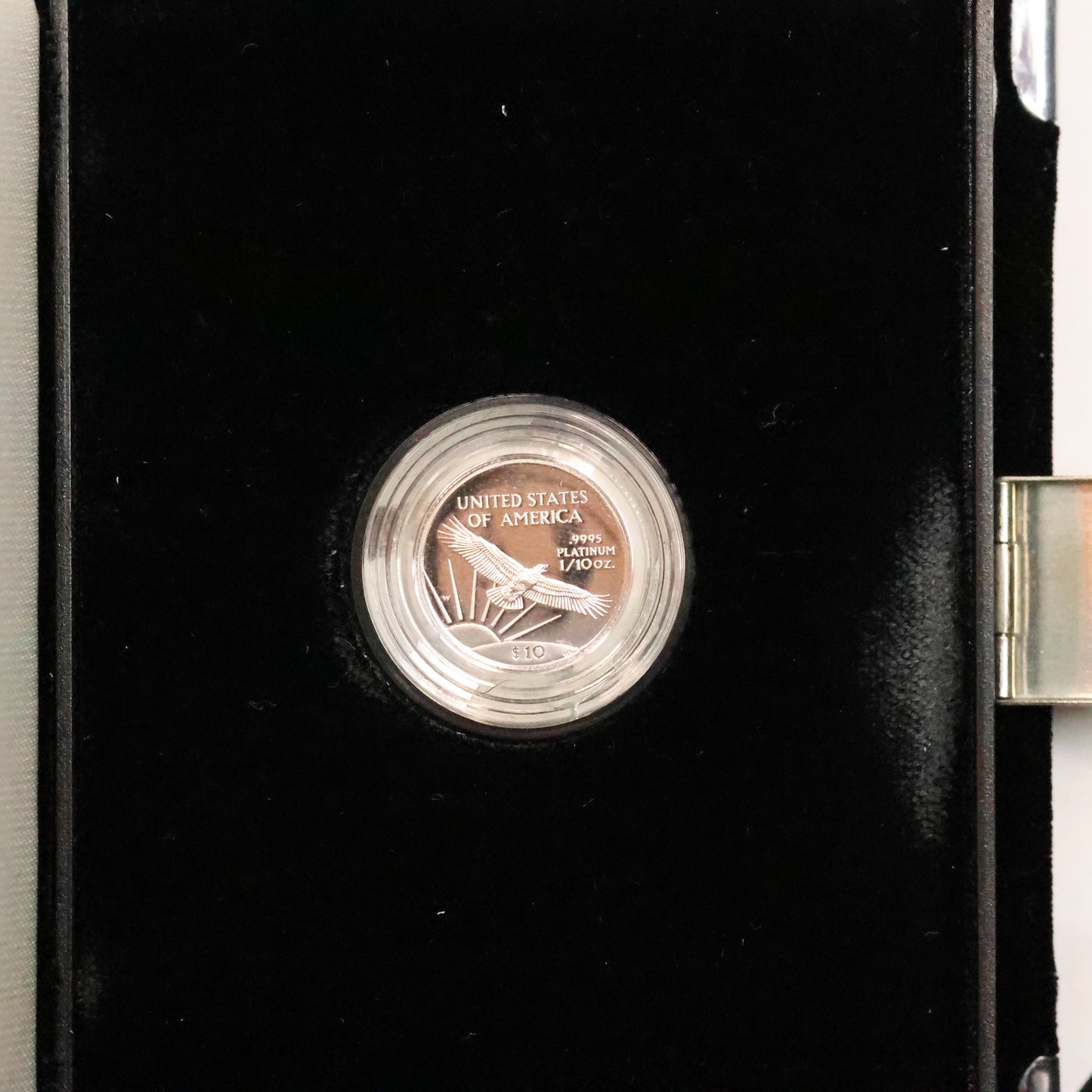 1997 W American Platinum Eagle Proof 1/10 oz $10 w/ Box & COA