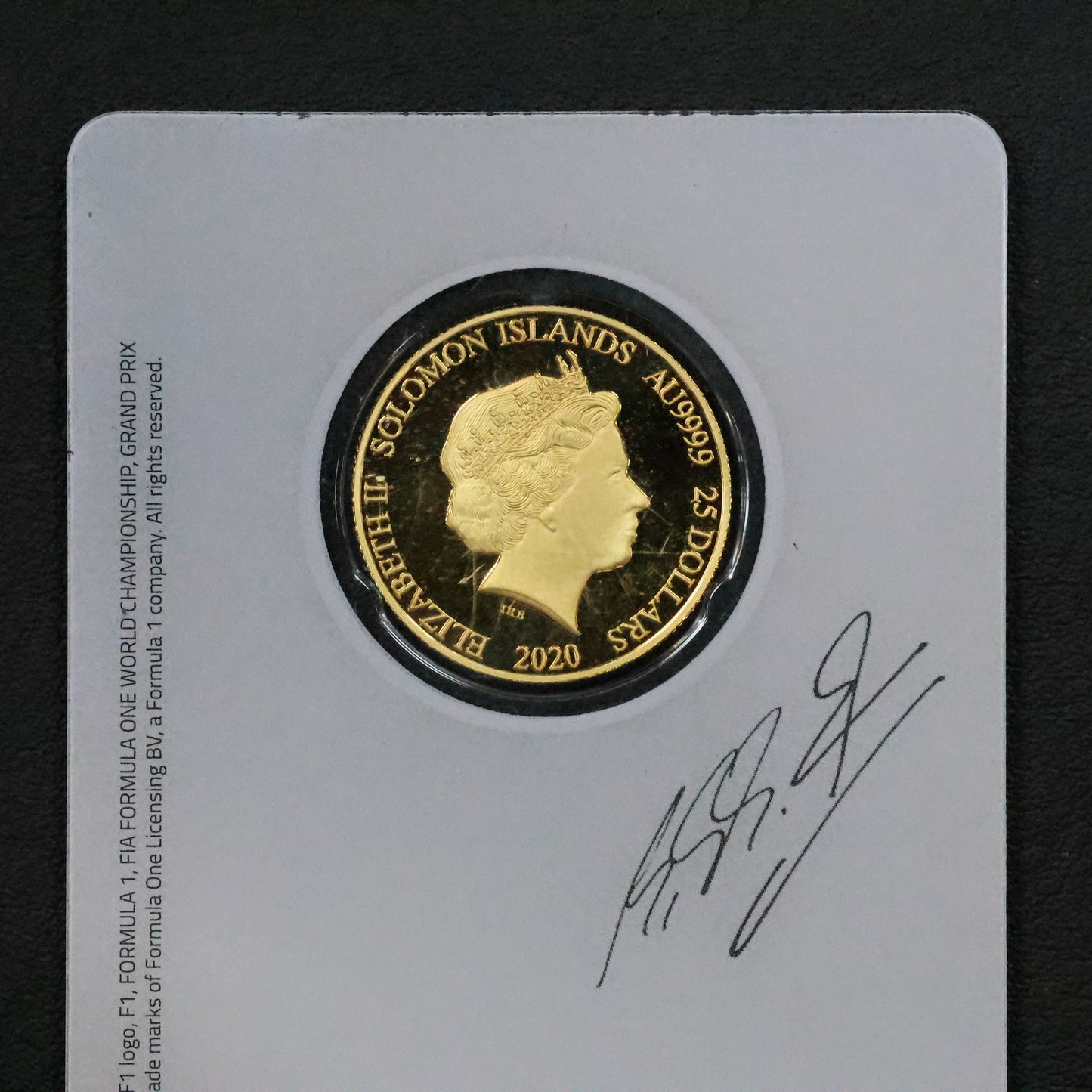 Pamp Michael Schumacher F1 1/4 Ozt Gold Proof Coin .9999 Fine Sealed In Assay