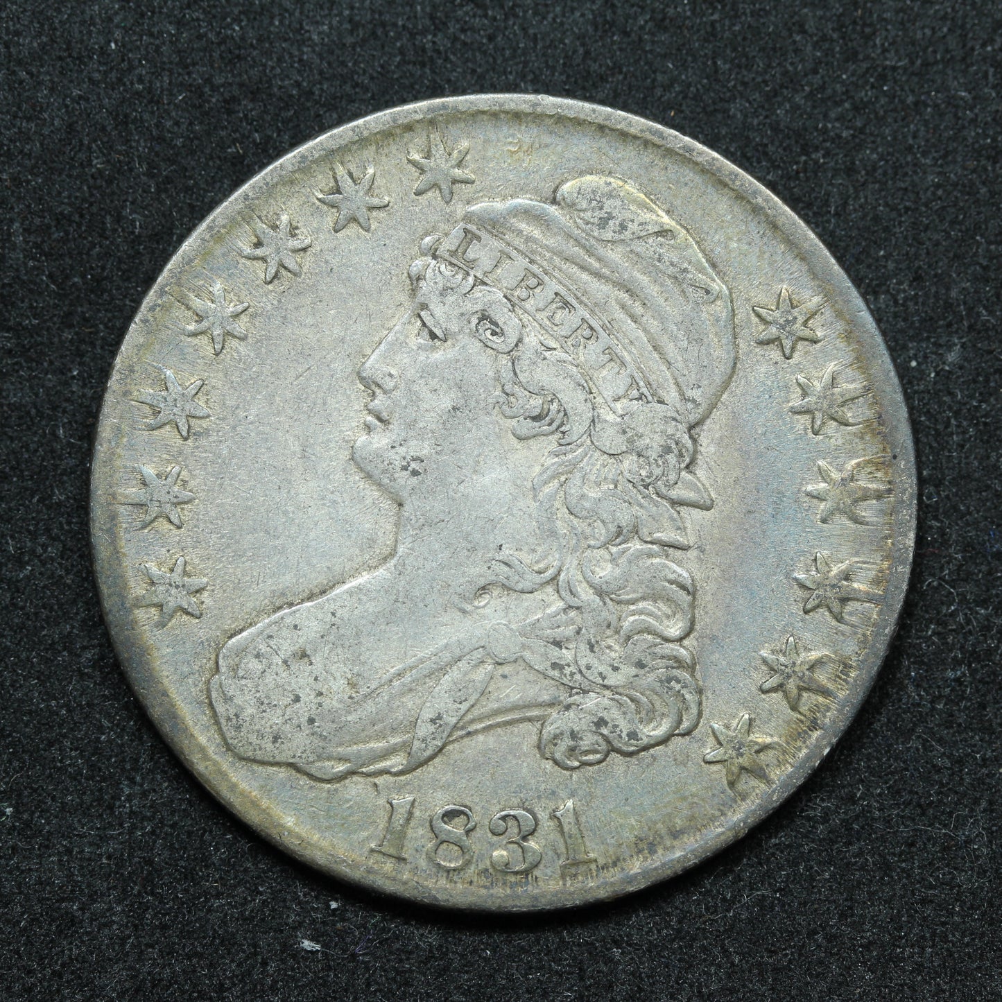 1831 Capped Bust Silver Half Dollar 50c Exact Coin Pictured