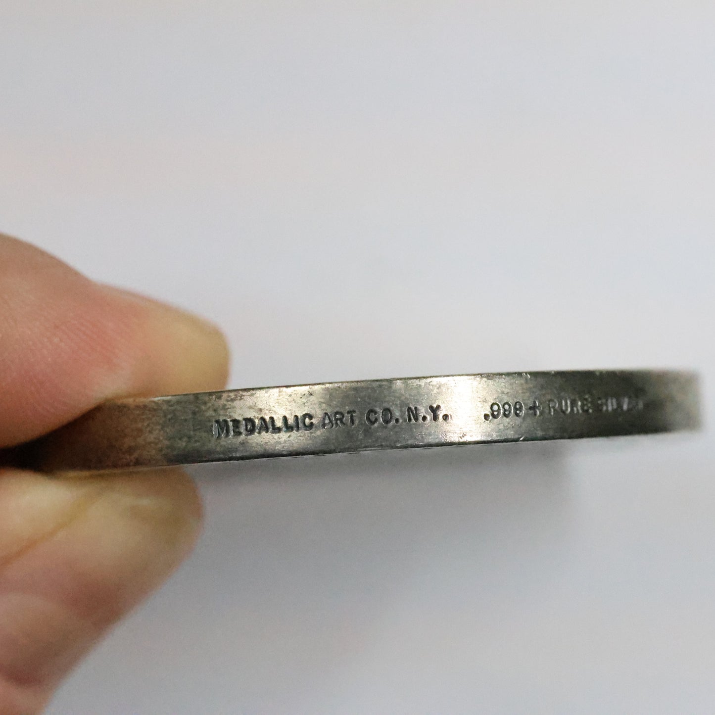 2.68 oz .999 Fine Silver 1975 World Figure Skating The Broadmoor Silver Medal Medallic Art