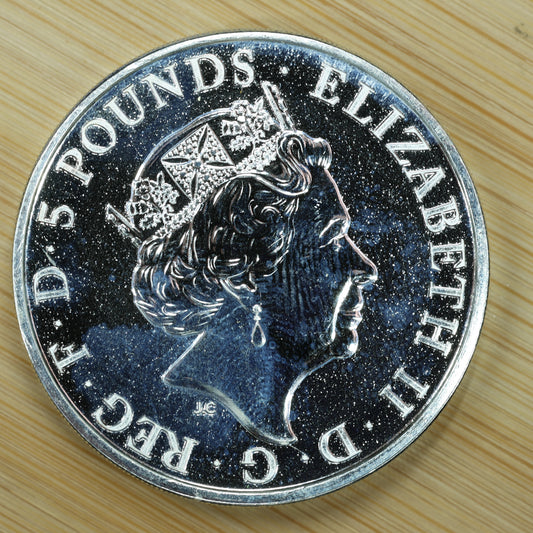 2016 GB 2 oz Silver Queens Beasts Lion of England Exact Coin Pictured