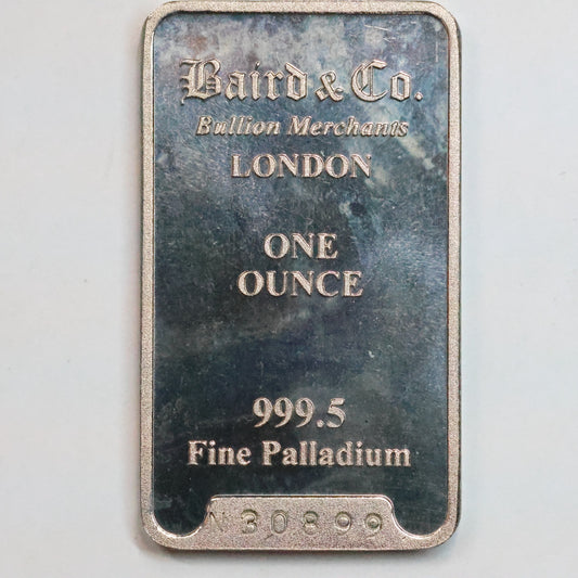 1 oz .9995 Fine Palladium Bar - Baird & Co London - St. Basil’s Cathedral