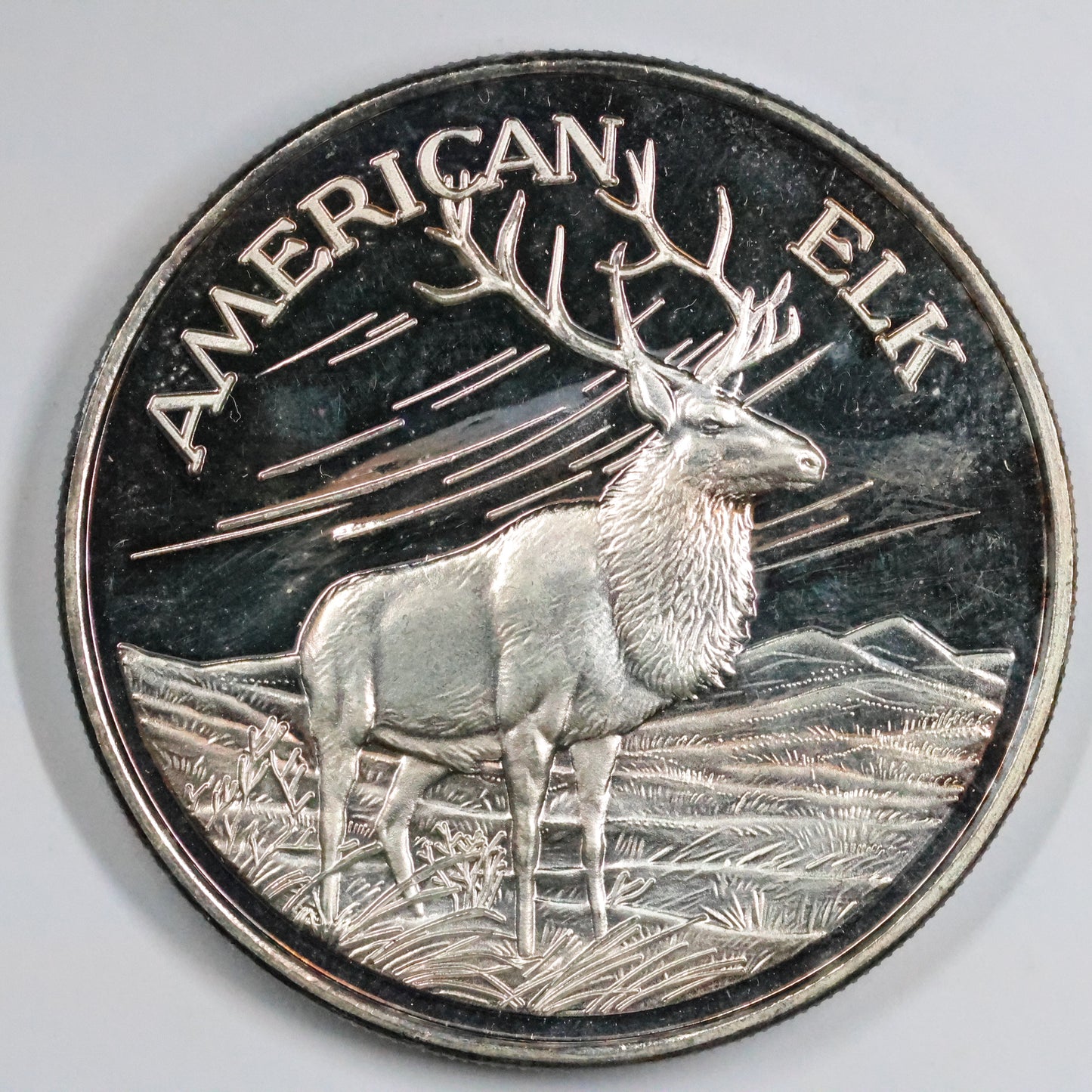 2 oz .999 Fine Silver Round - North American Wildlife Series American Elk