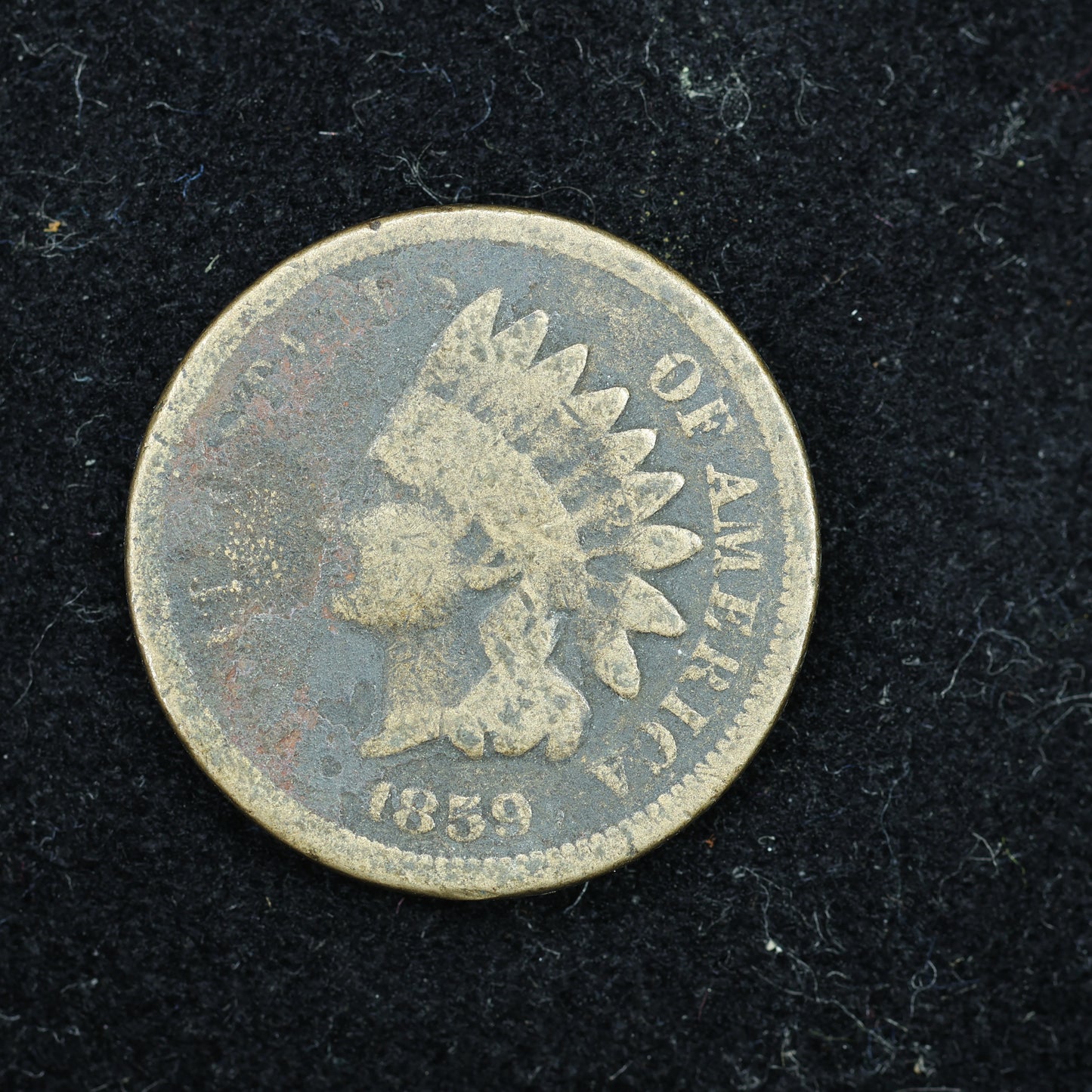 1859 Indian Head Penny 1c