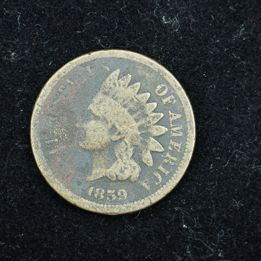 1859 Indian Head Penny 1c