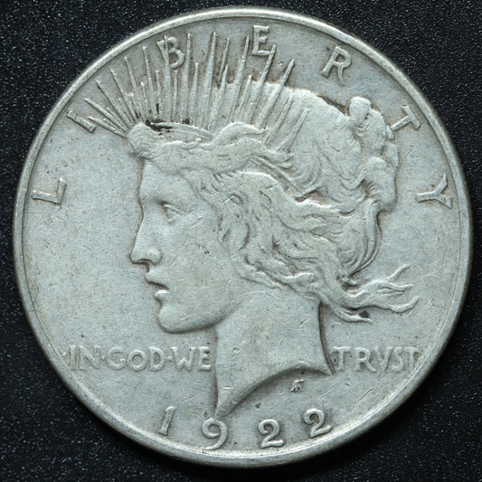 1922 Peace Dollar - Silver - Philadelphia