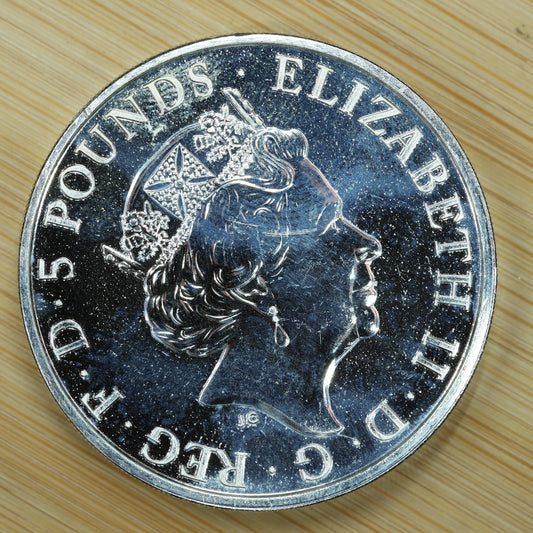 2016 GB 2 oz Silver Queens Beasts Lion of England Exact Coin Pictured