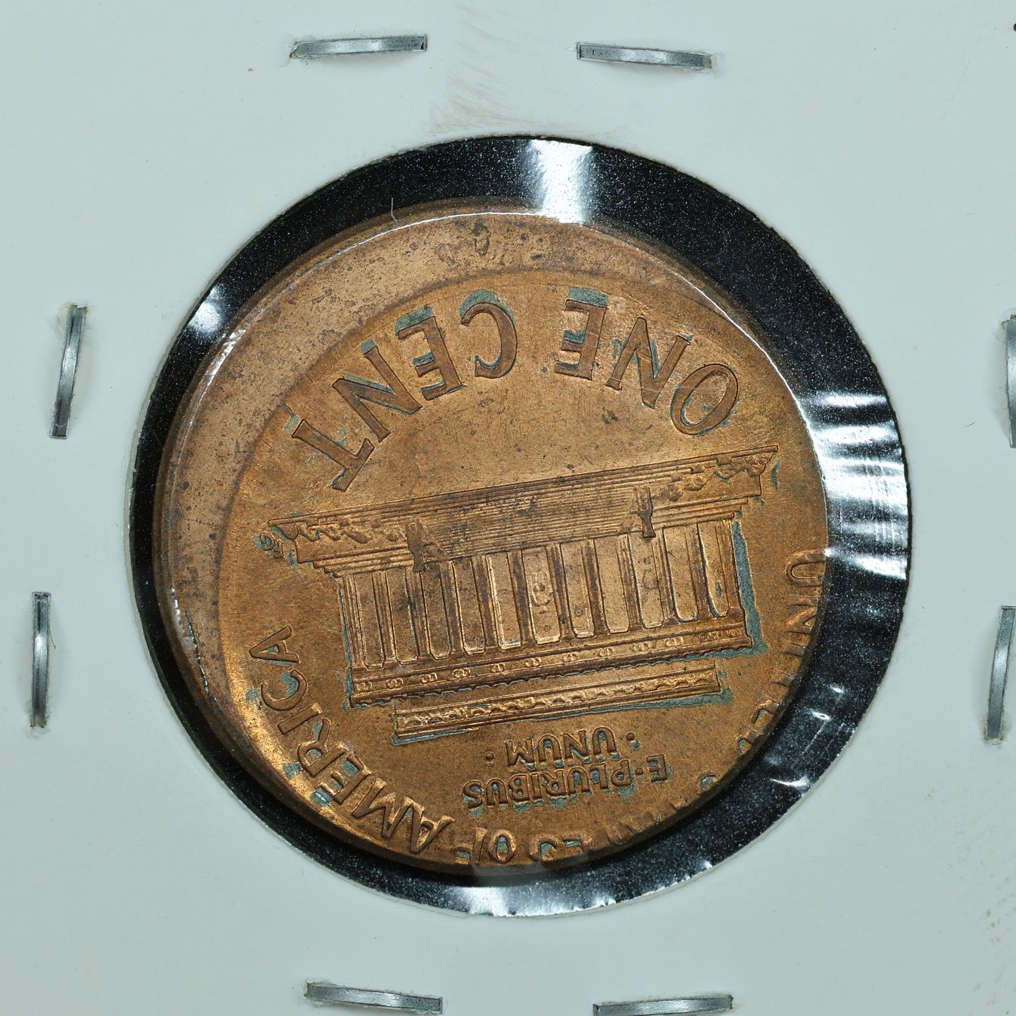1998 Lincoln Memorial Penny Offset Off Center Error
