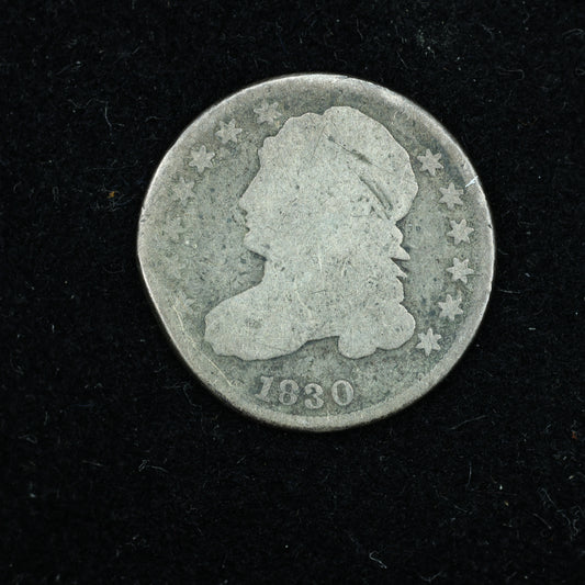 1830 Dime 10c Capped Bust Variety 2