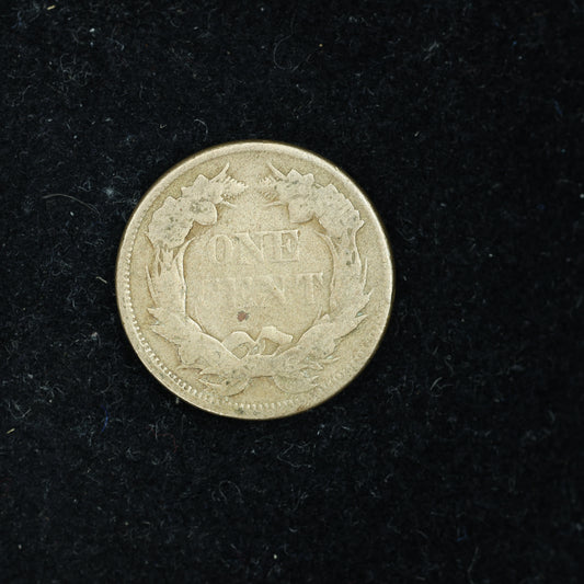 1858 Flying Eagle Penny 1c large Letters