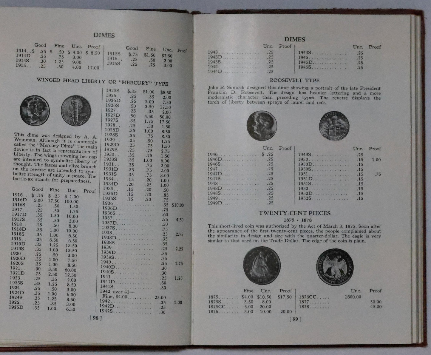 1952-53 Redbook 5th Edition A Guide Book Of U.S. Coins By R.S. Yeoman