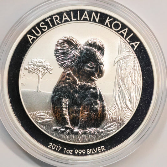 2017 Australia Koala 1 oz .9999 Silver $1 Coin w/ Capsule