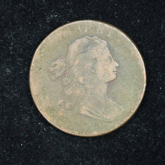 1800 Large Cent 1C Draped Bust Normal Date