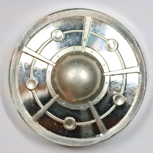 2 oz Cast-Poured Silver - 9Fine Mint Alien UFO Spinner Space Ship