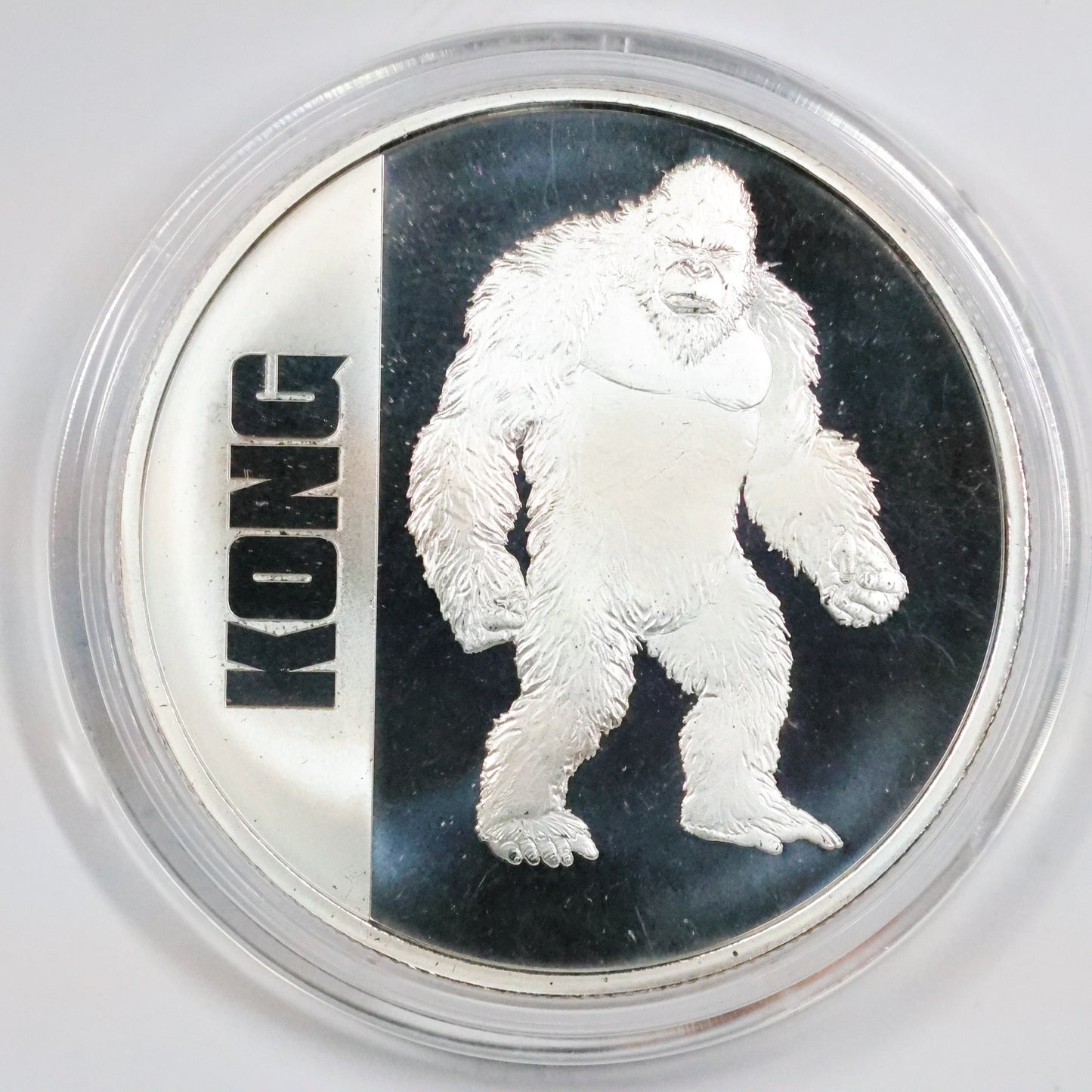 2021 Niue 1 oz Silver Proof $2 Kong w/ Capsule - Godzilla vs Kong